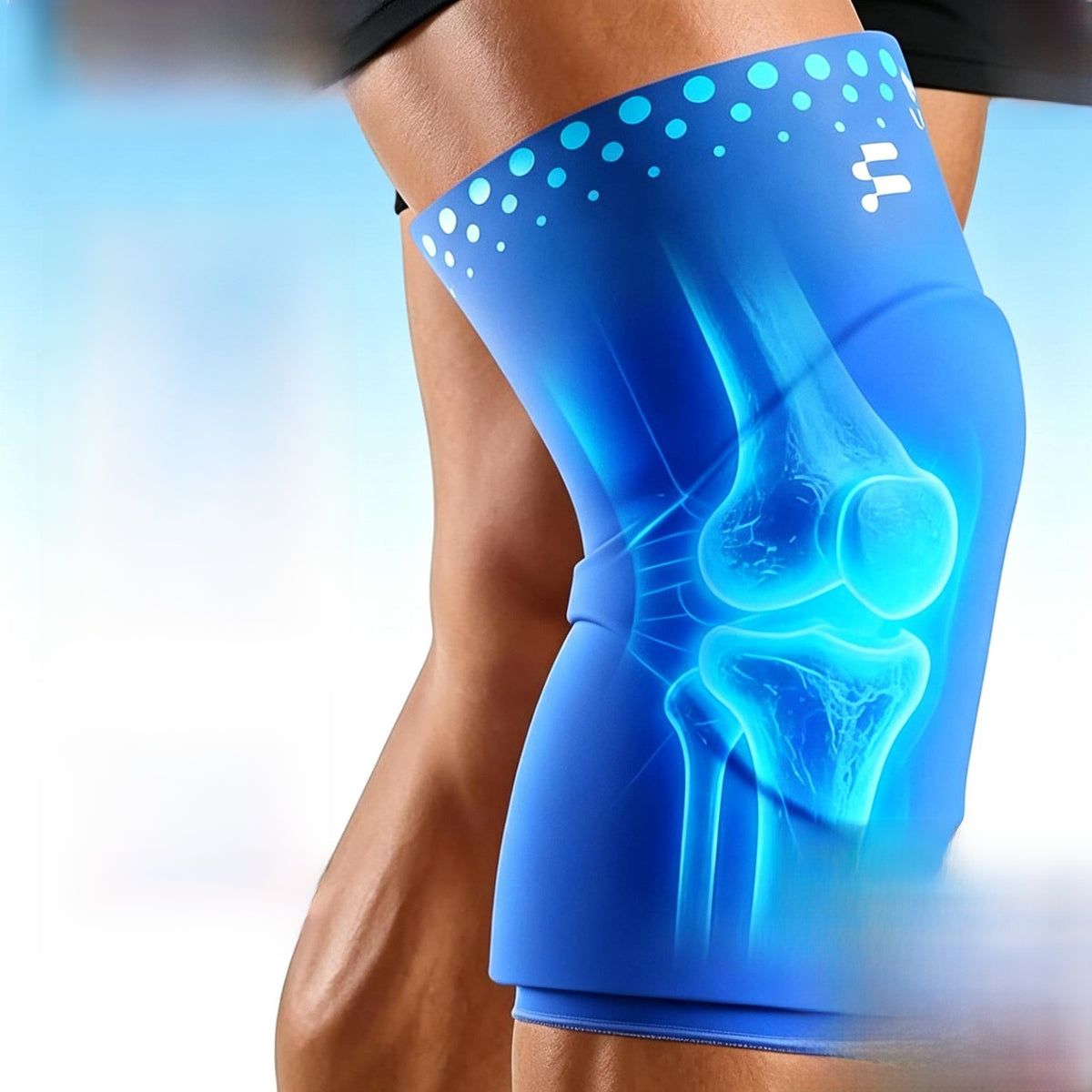 3D Solid Gel Knee Pack Hot Cold Compress Elastic Sports Knee Support Brace