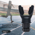 Portable respiratory trainer for better breathing when training
