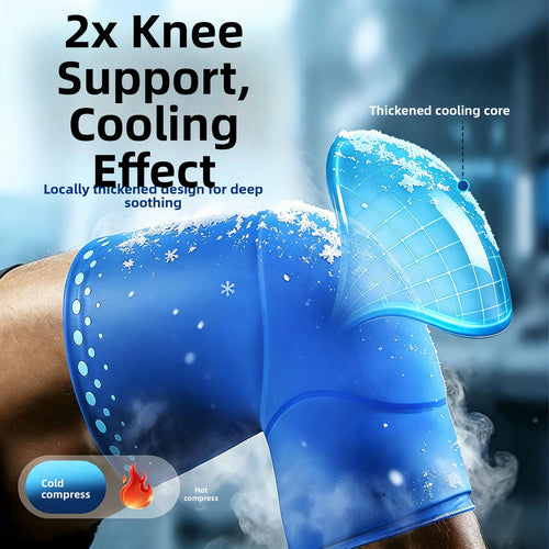 3D Solid Gel Knee Pack Hot Cold Compress Elastic Sports Knee Support Brace